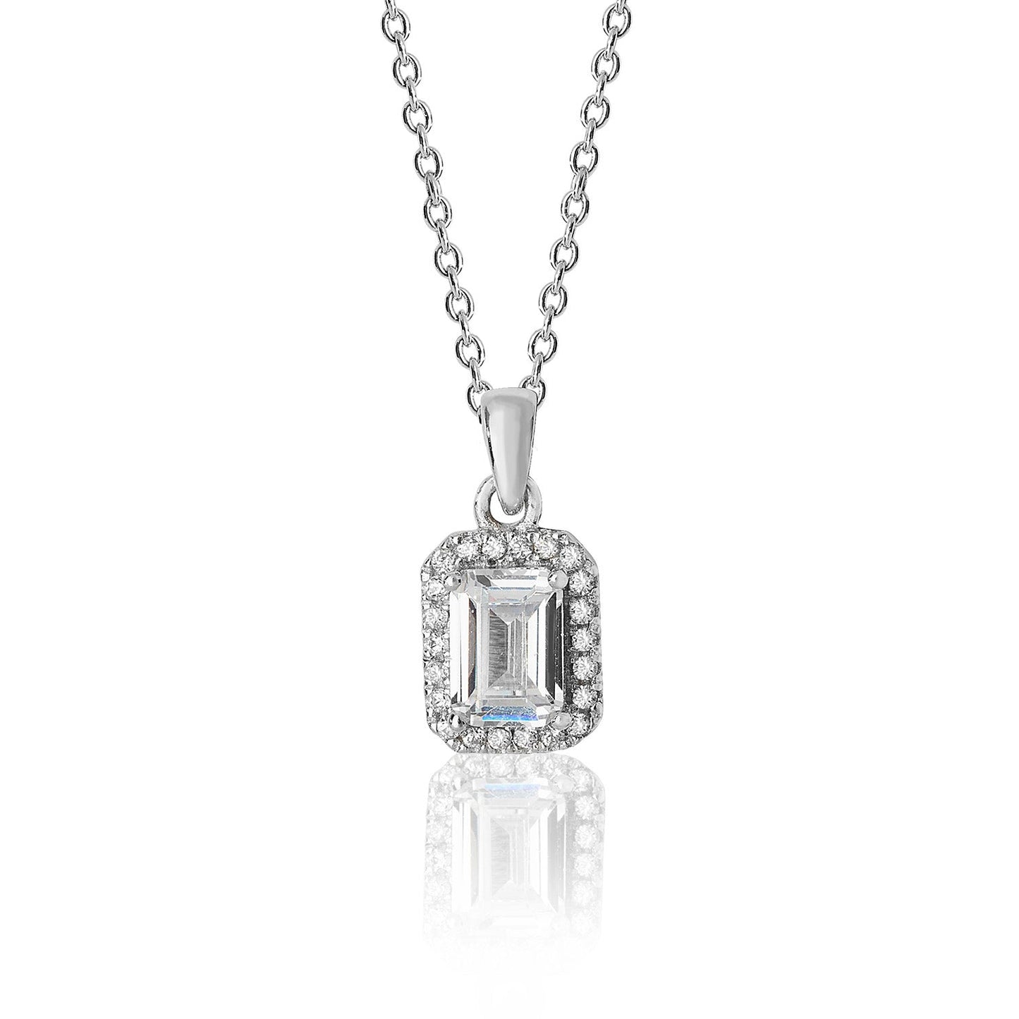 Radiant Halo Necklace Perfection London