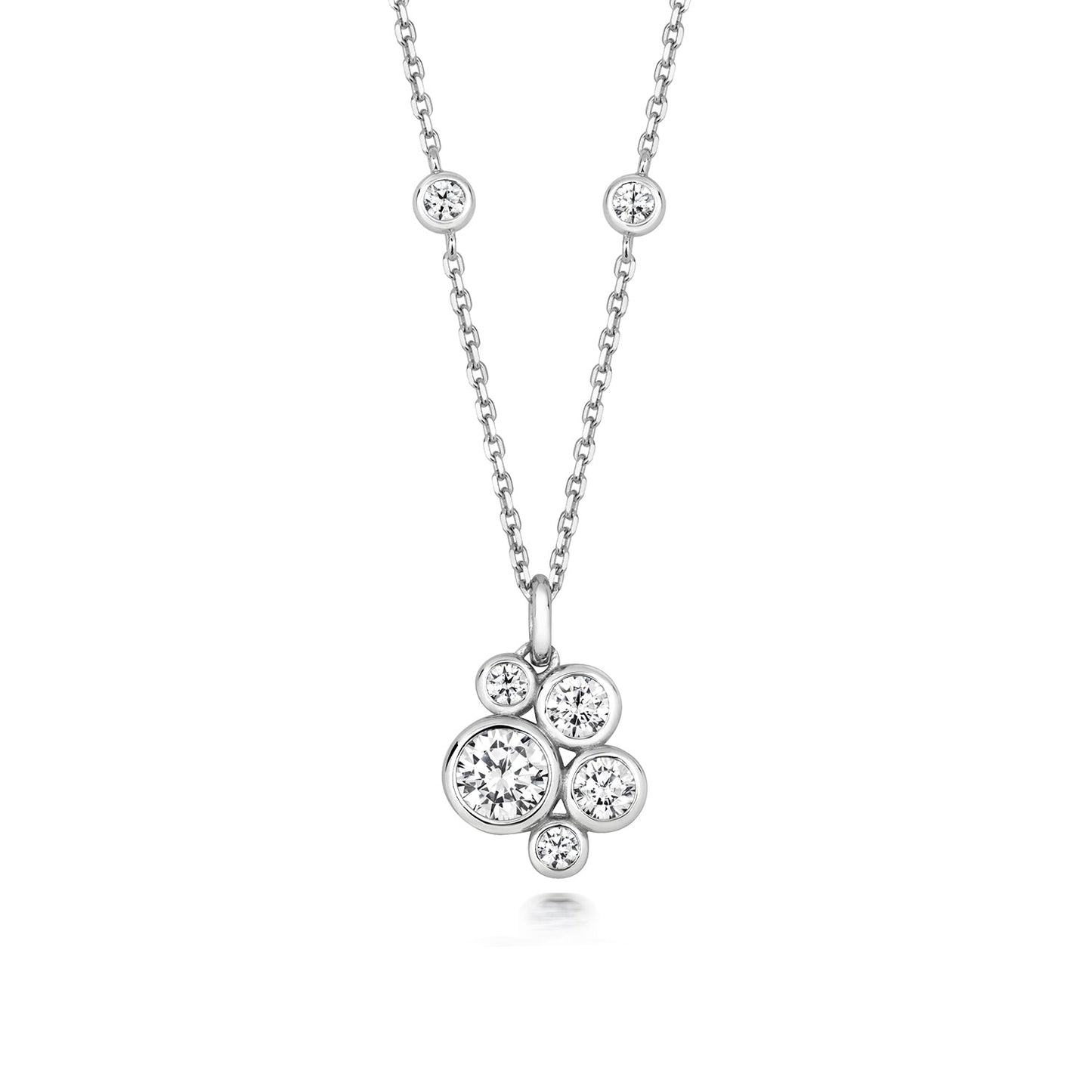 'X' Bubble Necklace Perfection London