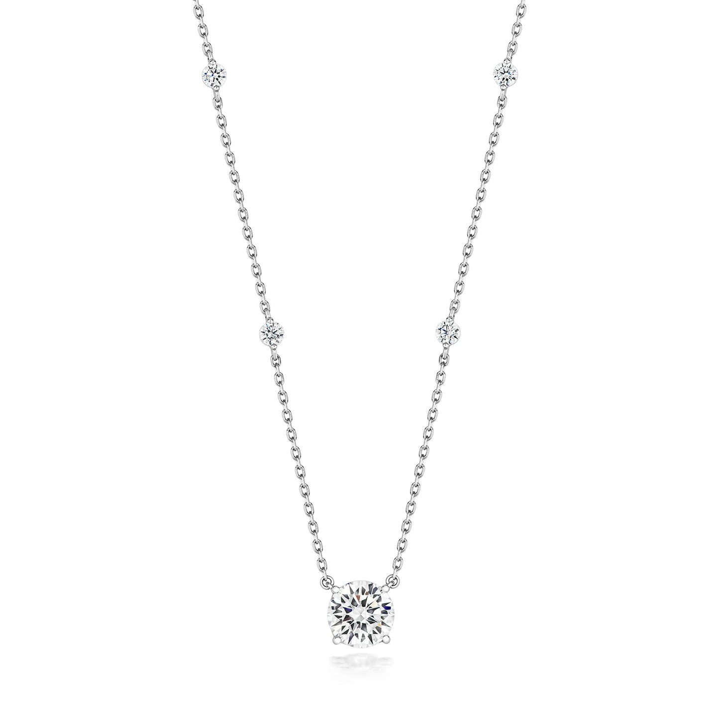 'X' Delicate Dazzle Necklace Perfection London