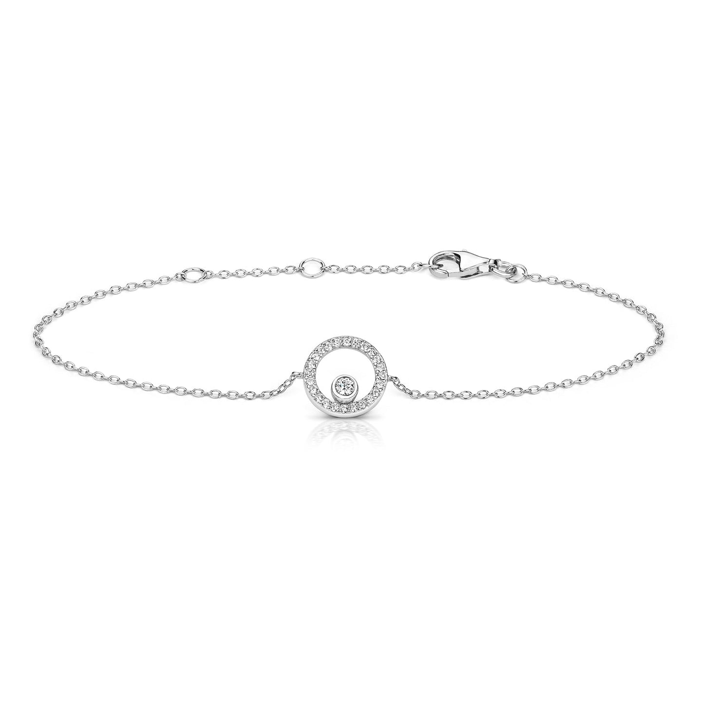 Halo Crystal Bracelet Perfection London