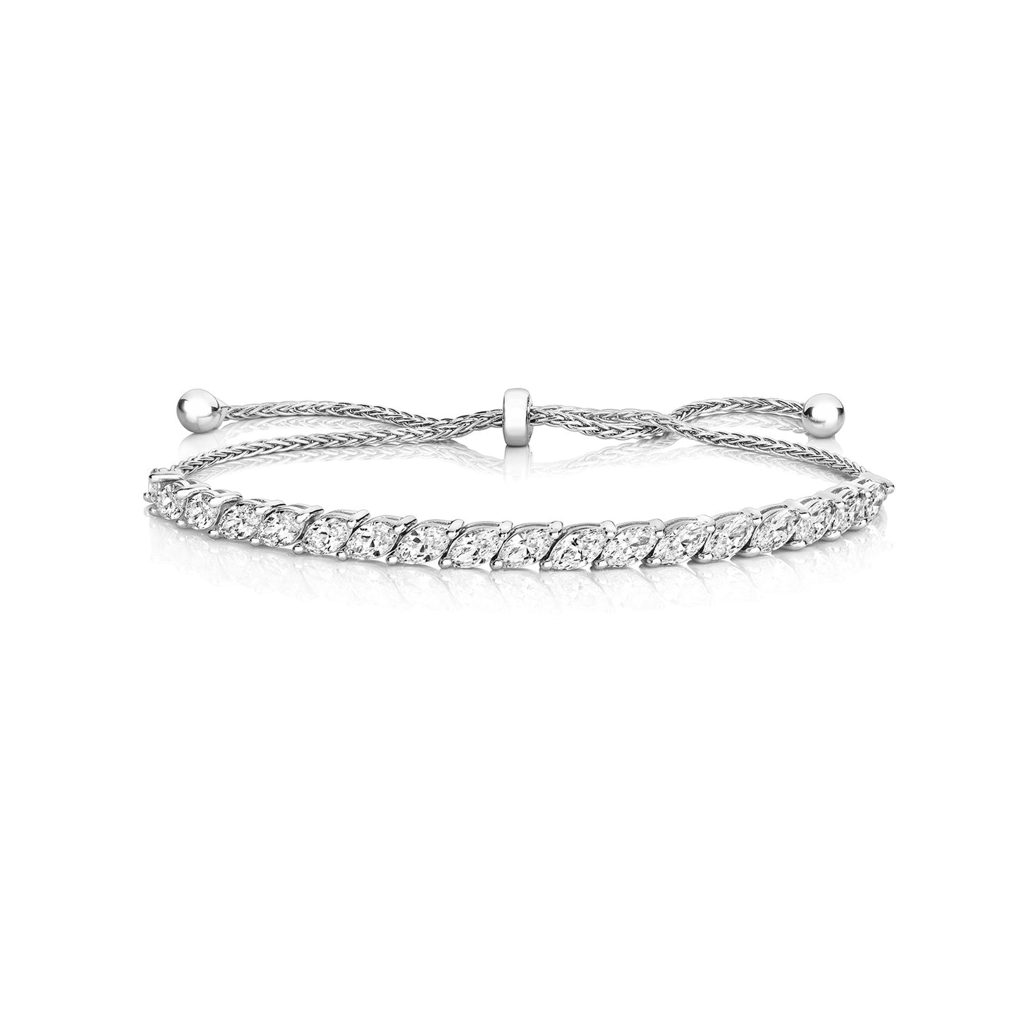 'X' Marquise Pull Bracelet Perfection London