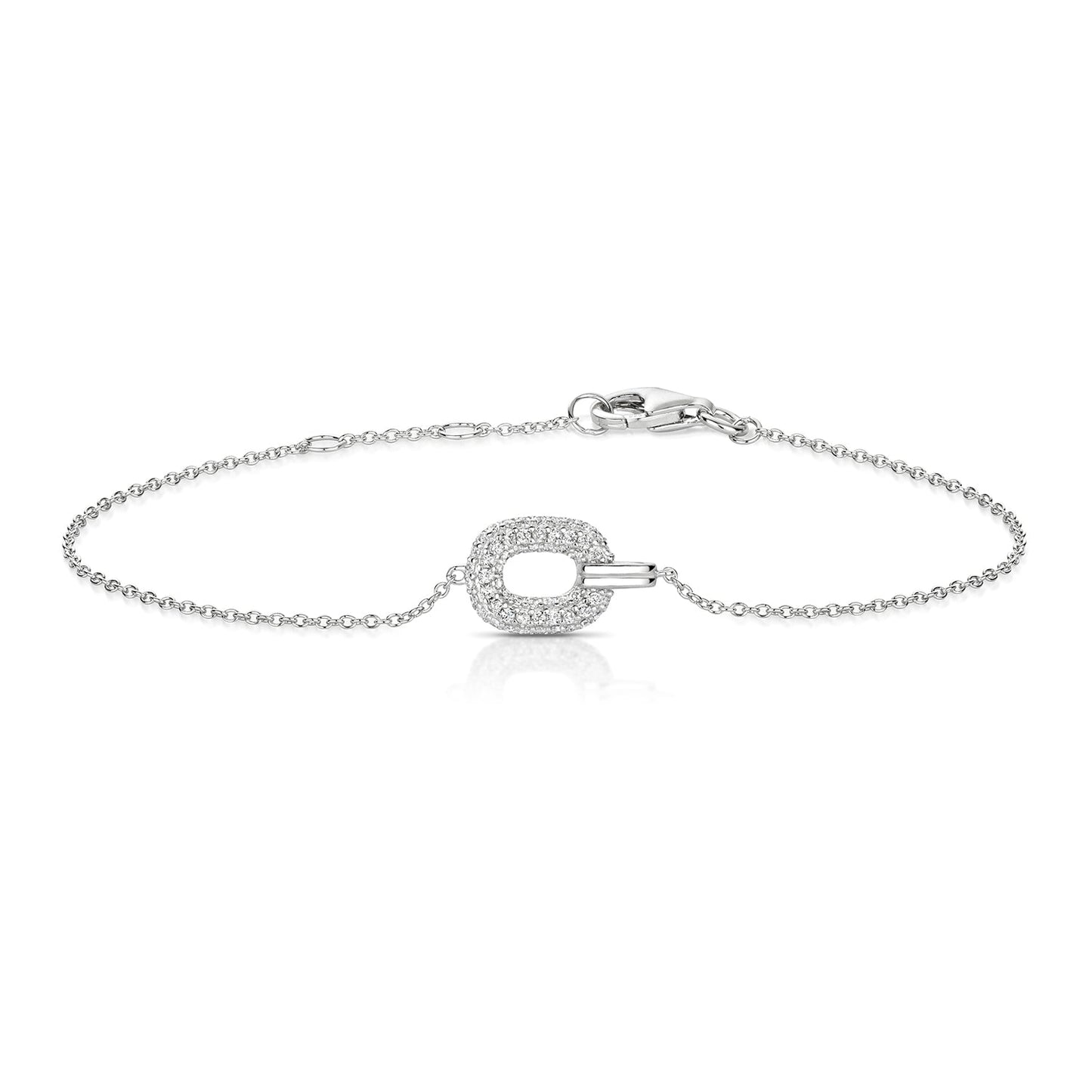 Pavé Set Long Cushion Bracelet Perfection London