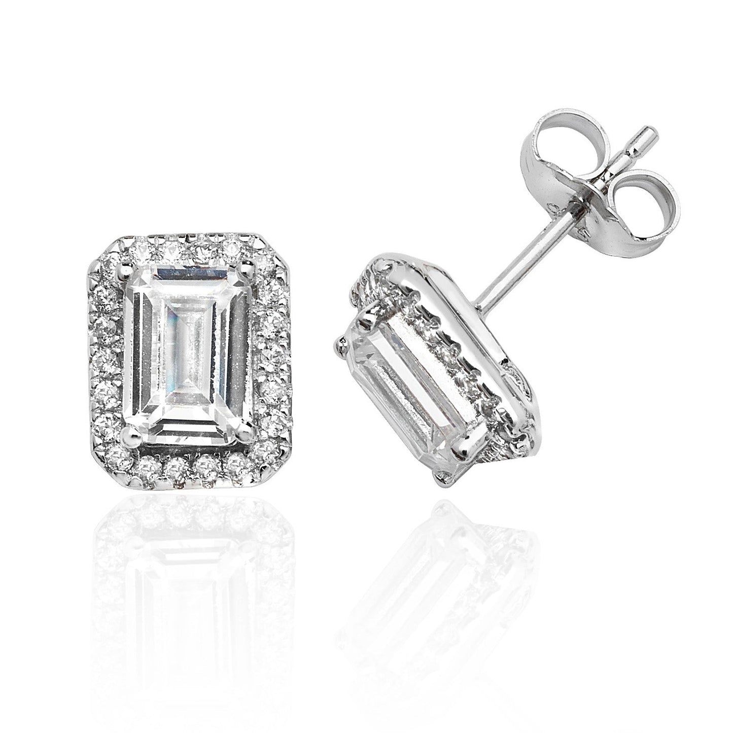 Radiant Halo Earrings Perfection London