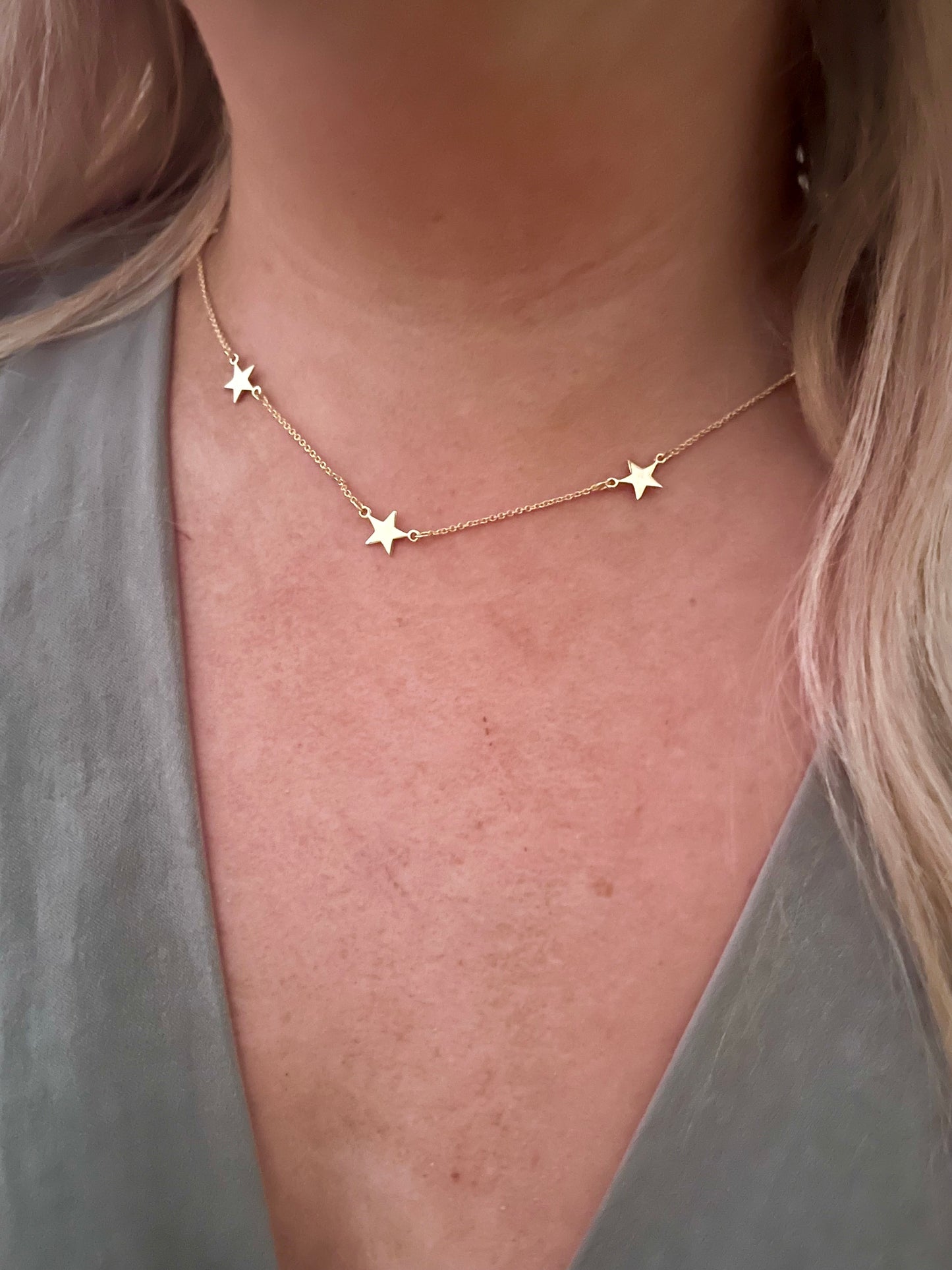 All The Stars Necklace in Gold