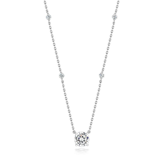 'X' Delicate Dazzle Necklace