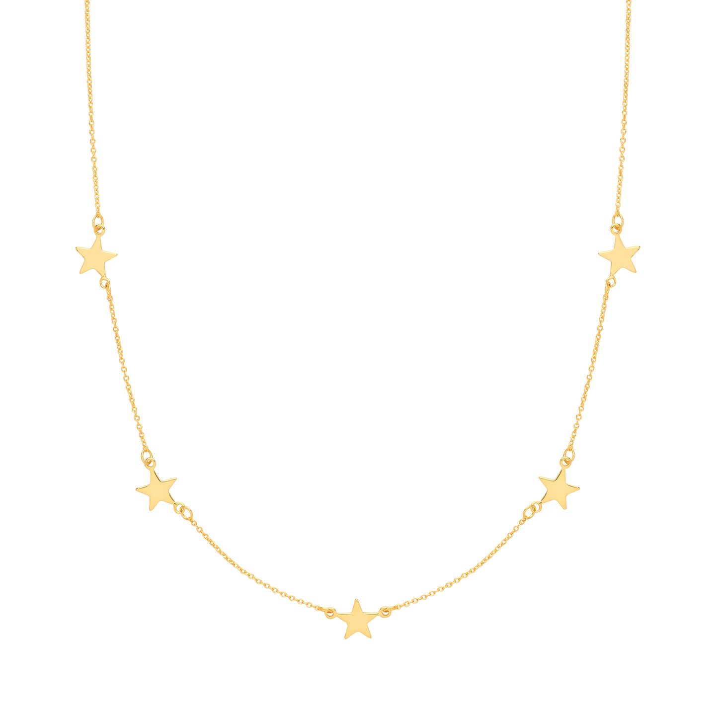 All The Stars Necklace in Gold