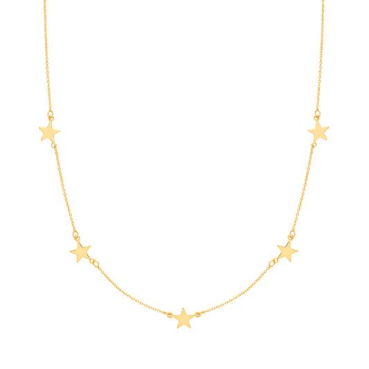 All The Stars Necklace in Gold