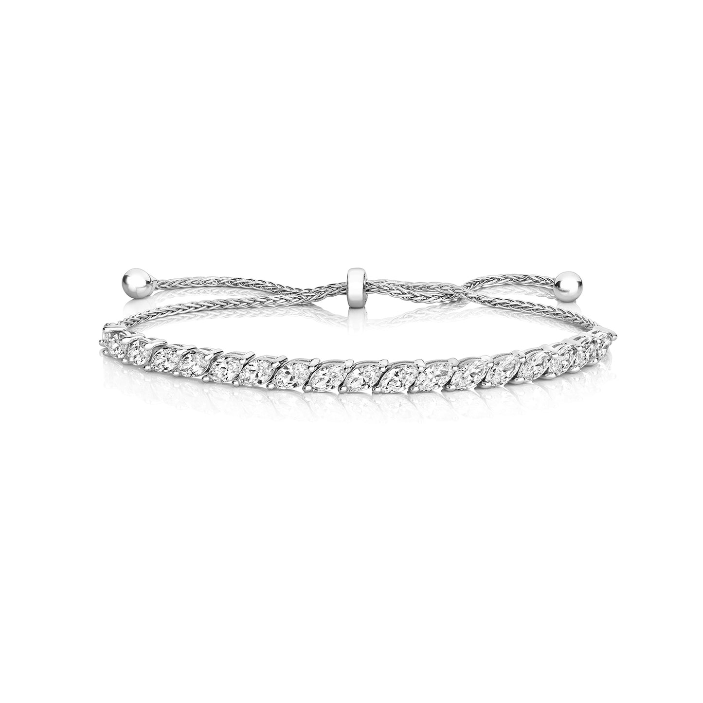 'X' Marquise Pull Bracelet