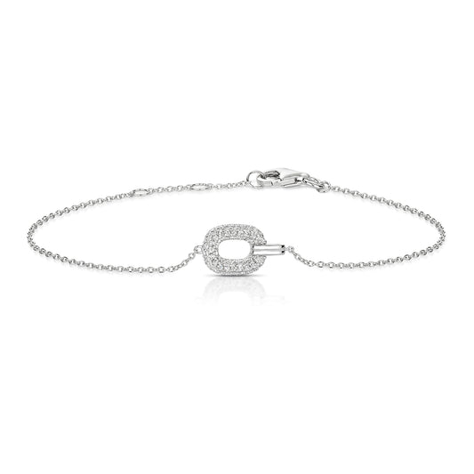 Pavé Set Long Cushion Bracelet